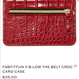 B-low the belt card holder